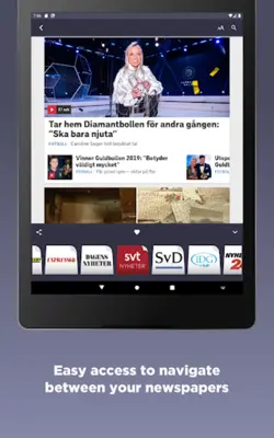 Swedish Newspapers android App screenshot 0