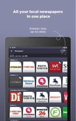 Swedish Newspapers android App screenshot 2