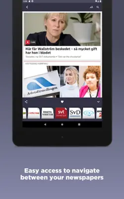 Swedish Newspapers android App screenshot 3