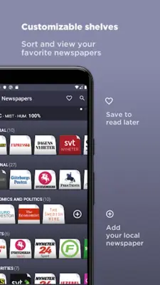 Swedish Newspapers android App screenshot 7